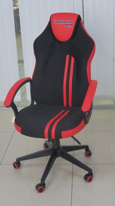 Кресло офисное Chairman Game-26 (черный/красный) - вид 4